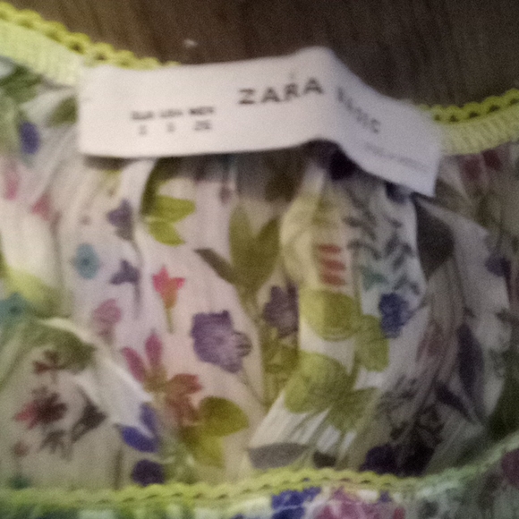 Zara Basic Baby Doll Ruffle Hem Dress - Picture 12 of 12